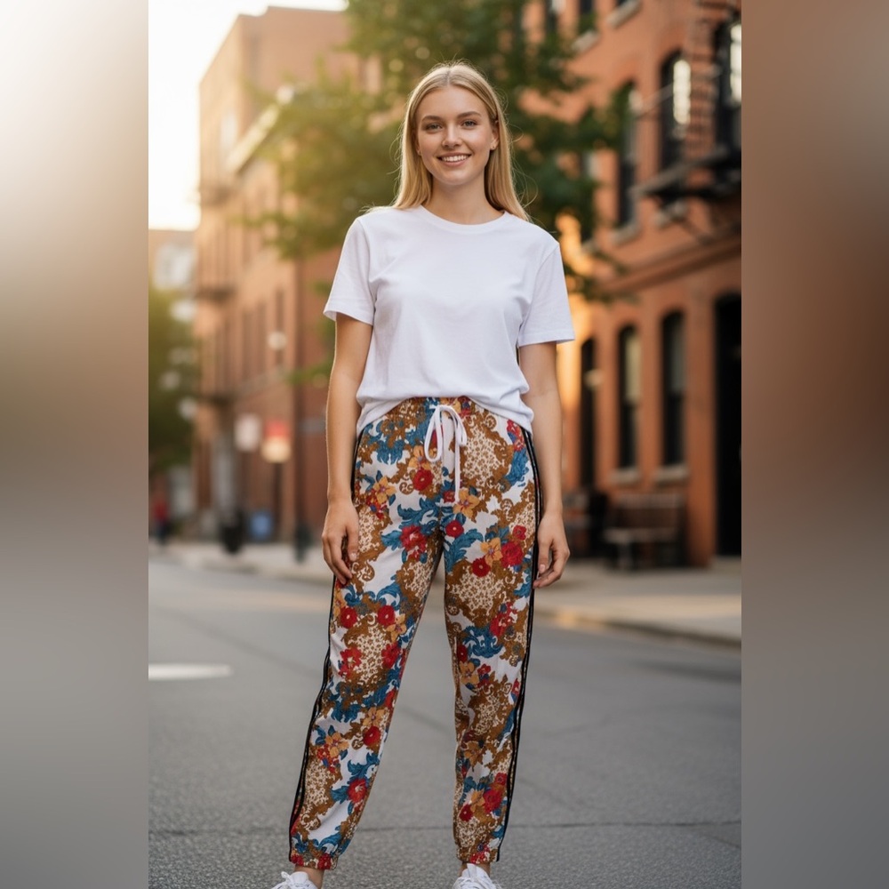 Floral Print Women's Joggers